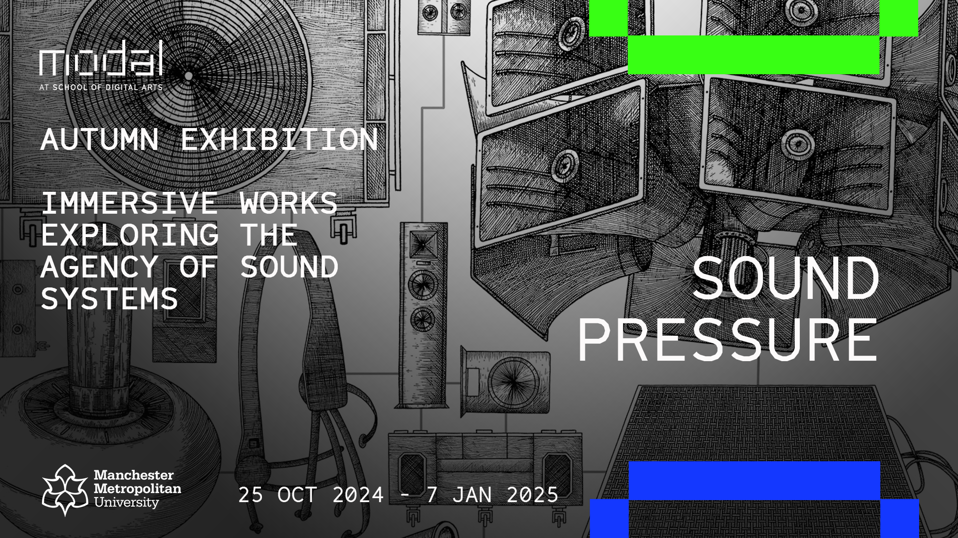 Modal gallery Autumn exhibition 2024 - Sound Pressure